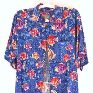 Reyn Spooner Joe Kealoha's Sea Fish Hawaiian Shirt